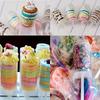 30 Stück Kunststoff Push Pop Kuchen Shooter mit Deckeln Transparente Push-Up Eisbehälter für Küche Party Desserts Backwerkzeuge