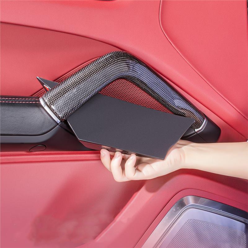For Porsche Cayenne Macan Car Door Handle Storage Box Front Rear Door Organizer Keys Phone Holder LHD Auto Interior Accessories