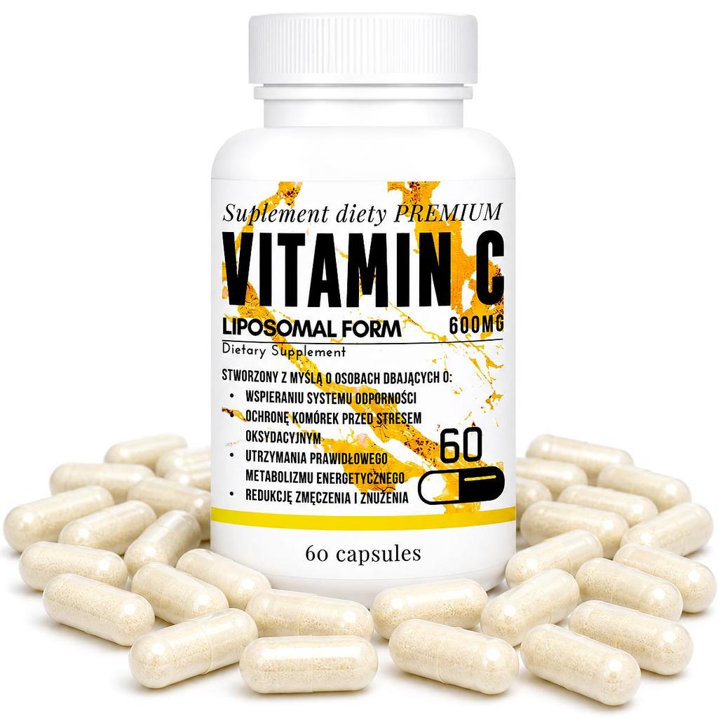 60x Liposomales Vitamin C 600mg – Antioxidans, Immununterstützung, Phosphatidylcholin