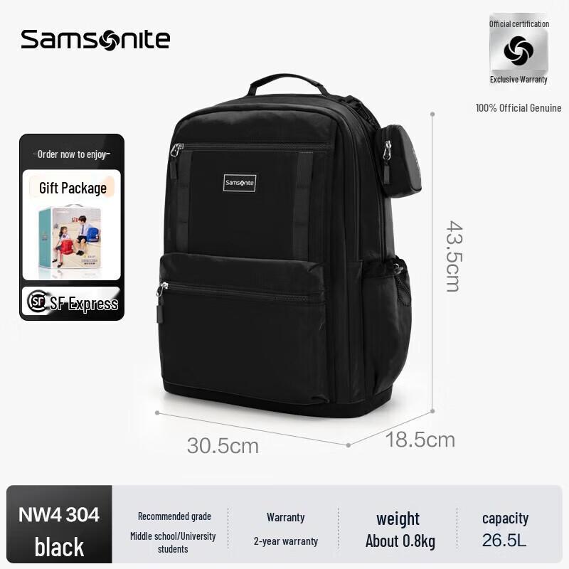 Samsonite Casual Student Laptop Backpack NW4*0930