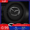 2025 Hot Car Steering Wheel Sticker Emblem Decal Badge Decoration Accessories For Mazda 3 Axela 6 Atenza CX-5 2 Demio CX-3 CX-30