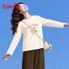Baleno Women's Cotton Crewneck Long-Sleeve Graphic Tee