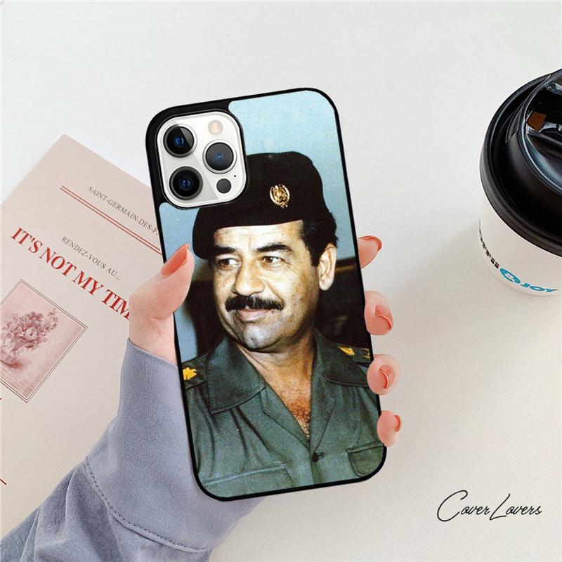 Saddam Hussein Iraq Arabic Phone Case For iPhone 17 Air 14 15 16 13 12 For Apple iPhone 17 Air 11 Pro Max Plus Coque