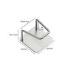 Stainless Steel Sponge Holder Kitchen Sink Drain Rack Self Kitchen Shelf Adhesive Sponges Drainer Rack Organizer