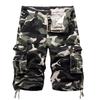 2025 Summer Men's Loose Casual Five-Pocket Work Pants Camouflage Shorts