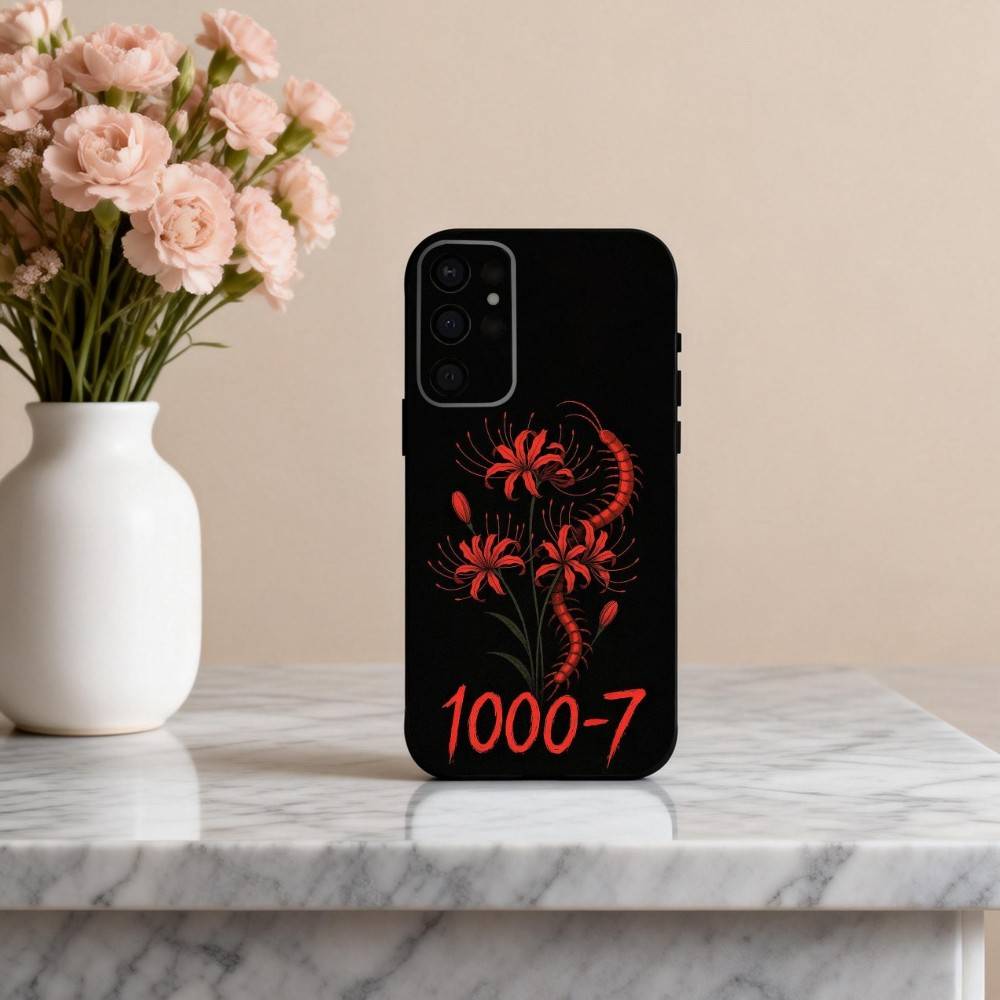 G-Ghoul R-Red Spider Lily Tokyo Phone Case For Samsung S25,S24,S21,S22,S23,S30,Ultra,S20,Plus,Others Soft Black Cover