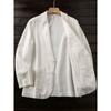 Heavy Goods! Rough Retro Style! Foreign Trade Tail Goods Men's Casual Antibacterial Ramie Cotton Suit Blazers Spring