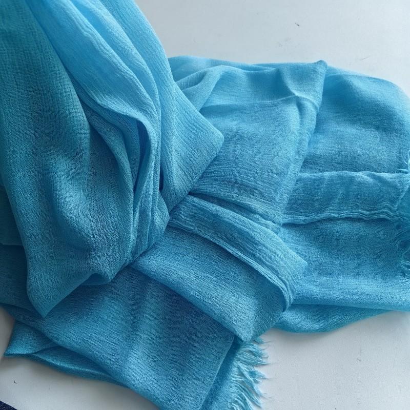 61 Colors Soft Cotton Viscose Scarf Rayon Material Muslim Hijab Mid Eastern Plain Solid Color Headscarf With Tassel