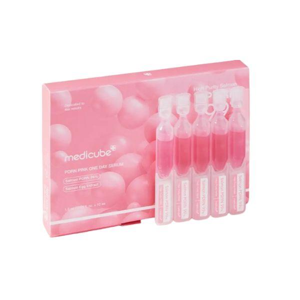 MEDICUBE PDRN Pink One Day Serum Intensive Repair Ampoule 1.5ml x 10
