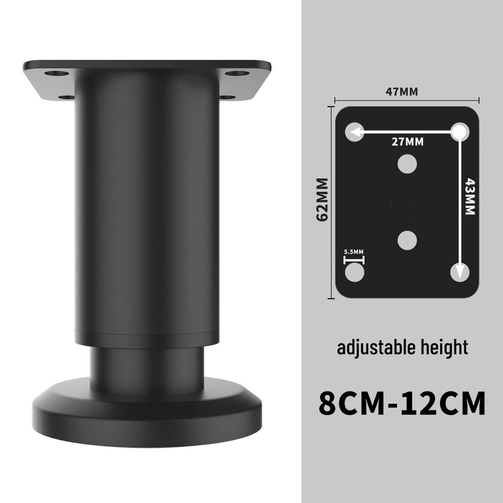Adjustable Furniture Leg Brackets: Table, Sofa, TV Cabinet, Bed Support Feet & Heightening Pads