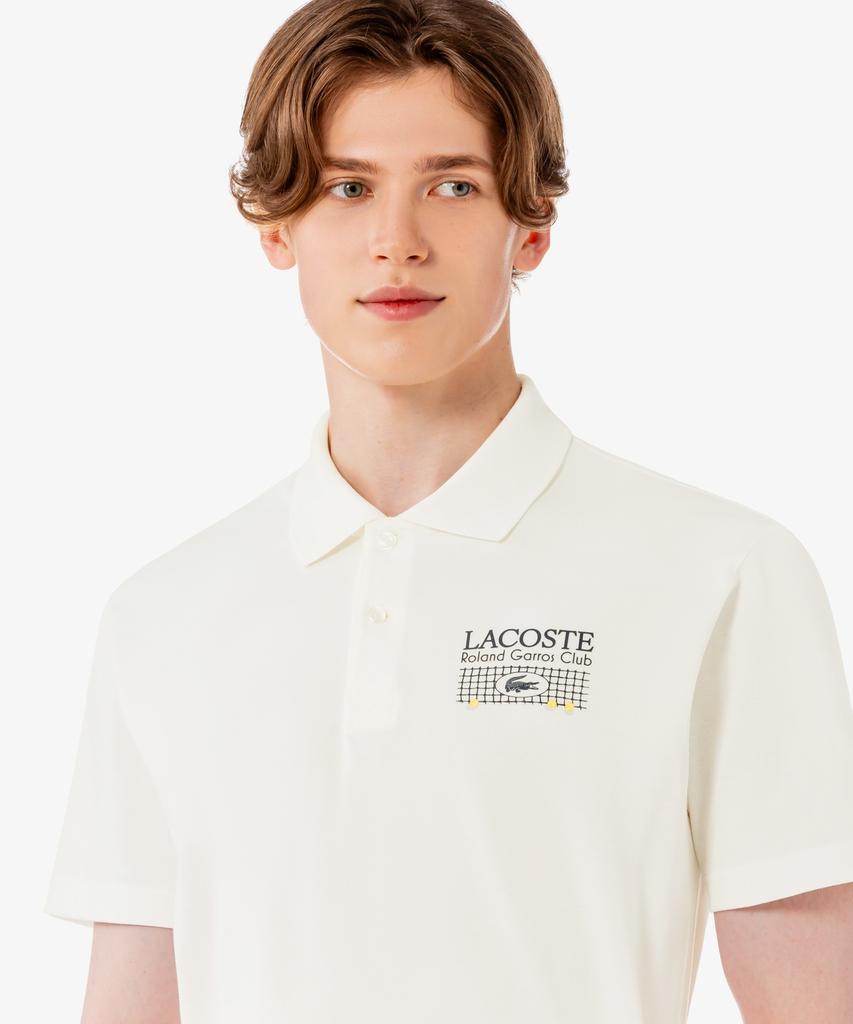 LACOSTE Men'S Roland Garros Graphic Polo Shirt Ph0379-56G 70V