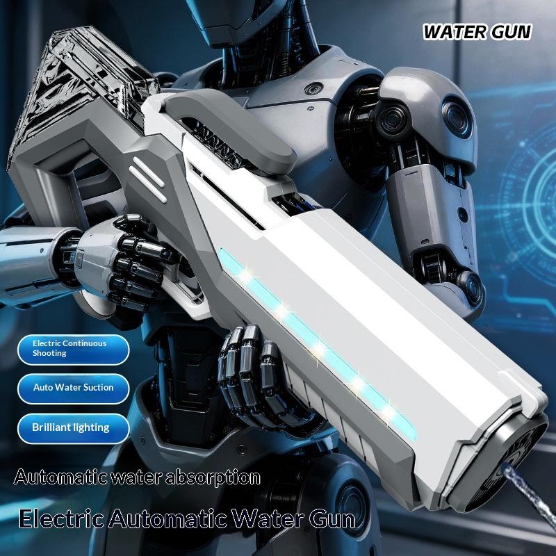 Automatic Absorption High-Pressure Water Gun Electric Generator Motor Watergun Outdoor Beach Toy Summer Kids Water Battle Game