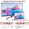 Ordinateur Portable - Win11 Pro - PC Portable -15.6 Pouces -AMD 3050E RAM 8Go+Stockage 256Go SSD - Expansible 6TB-2.4G+5G WiFi-Rose
