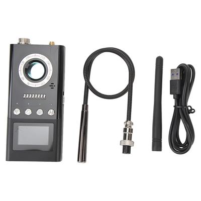 Bug Camera Detector 1‑8000MHZ 1000mAh Portable Professional Listening Device Detector with LED