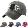 Letter American Baseball Cap Women's Summer Big Brim Washed Old Retro Cap Men's Soft Top Showing Face Small Hat