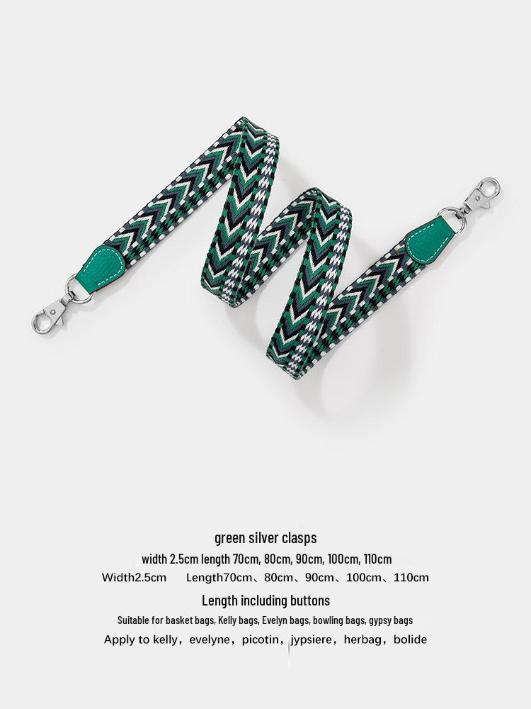 Fashion Cotton Webbing Strap for Kelly or Evelyn Crossbody Bags