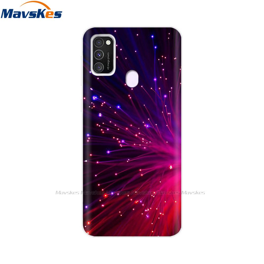 For Samsung Galaxy M21 Case Back Cover Soft Silicone TPU Phone Case For Samsung Galaxy M20 M21 M30 M30s M31 Case Cover Bumper