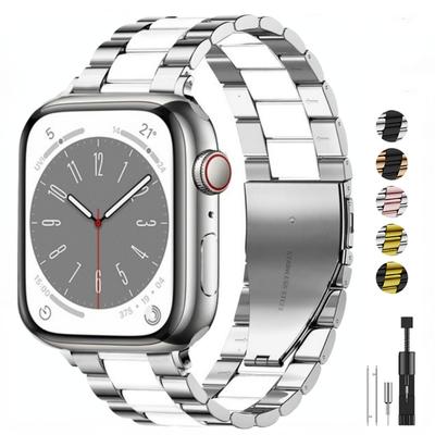 Metal Strap for Apple Watch 10 9 8 7 46mm 42mm 45mm 41mm Ultra 2 49mm Stainless Steel Band iWatch Series 6 5 4 3 SE 44mm 40 38mm