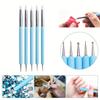 5pcs.set Silicone Clay Sculpting Tools For Brush Modeling Dotting Pen Art Pottery DIY Carving Tools