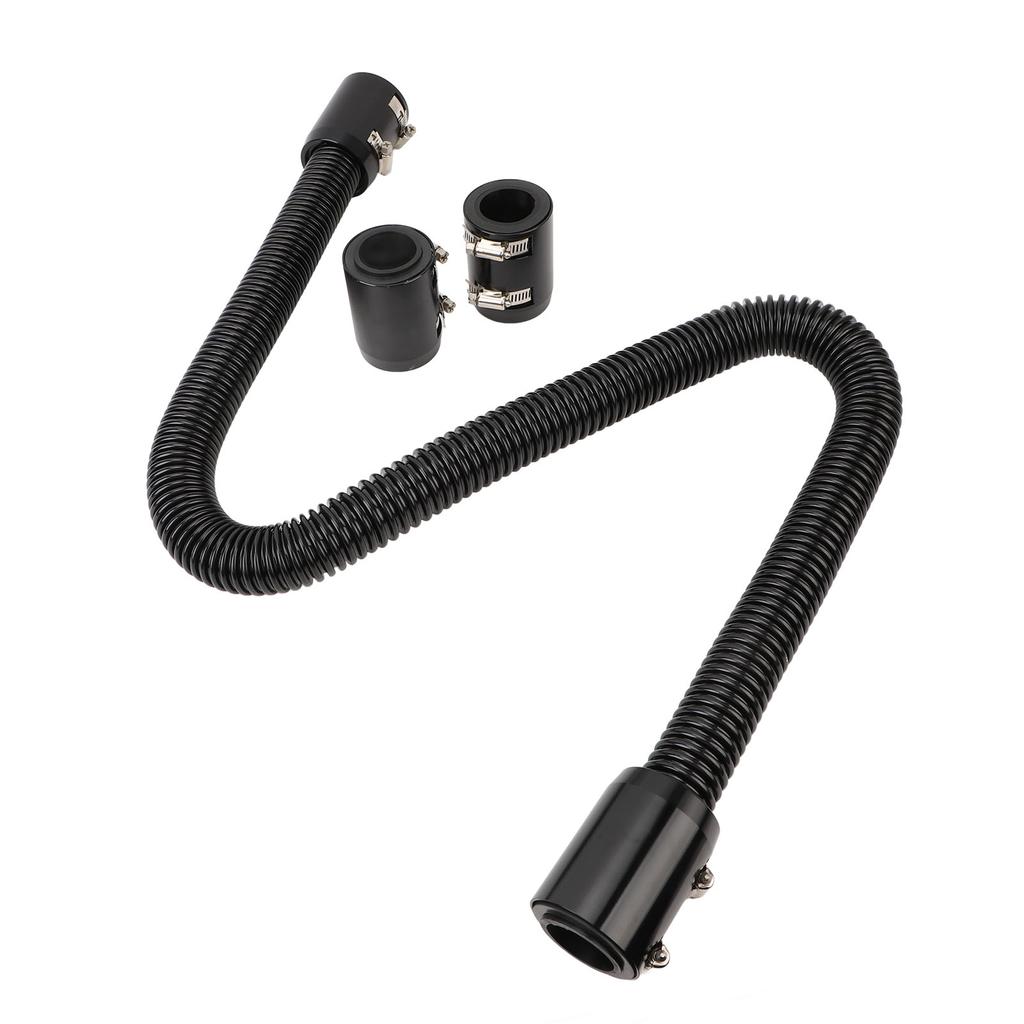 48inch Flexible Coolant Water Hose Kit Heat Resistant Stainless Steel Heat Dissipation Hose Set with 4