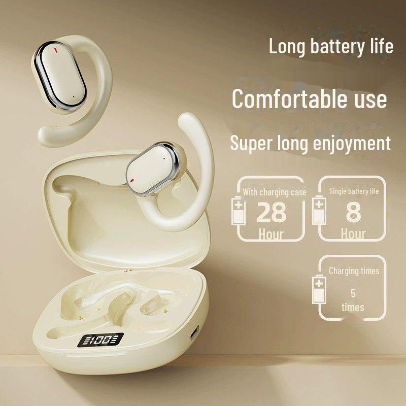 X93 Bluetooth 5.3 Ear-Hook: New Model, High-Quality Sound, Comfortable Fit, Digital Display, Long Battery Life