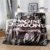 Rock Band Imagine Dragons Printed blankets Flannel Warm blanket Soft Cozy Blanket Travel Blankets bed linings Birthday Gift