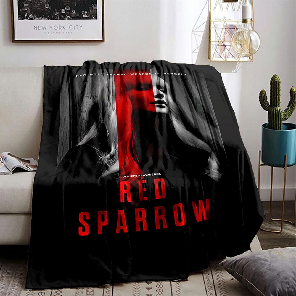 Red Sparrow Movie Blanket for All Seasons Blanket Lunch Break Throw Gift