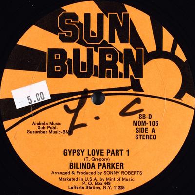 12inch Record BELINDA PARKER Gypsy Love MOM106 Sun Burn US Reggae Ska Dub Used