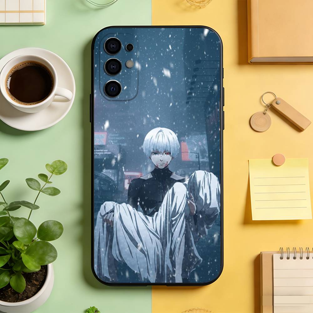Tokyo Ghoul Ken Kaneki  Phone Case Black Silicone Soft For Samsung S25,S24,S21,S22,S23,S30,Ultra,S20,Plus,Fe,Lite