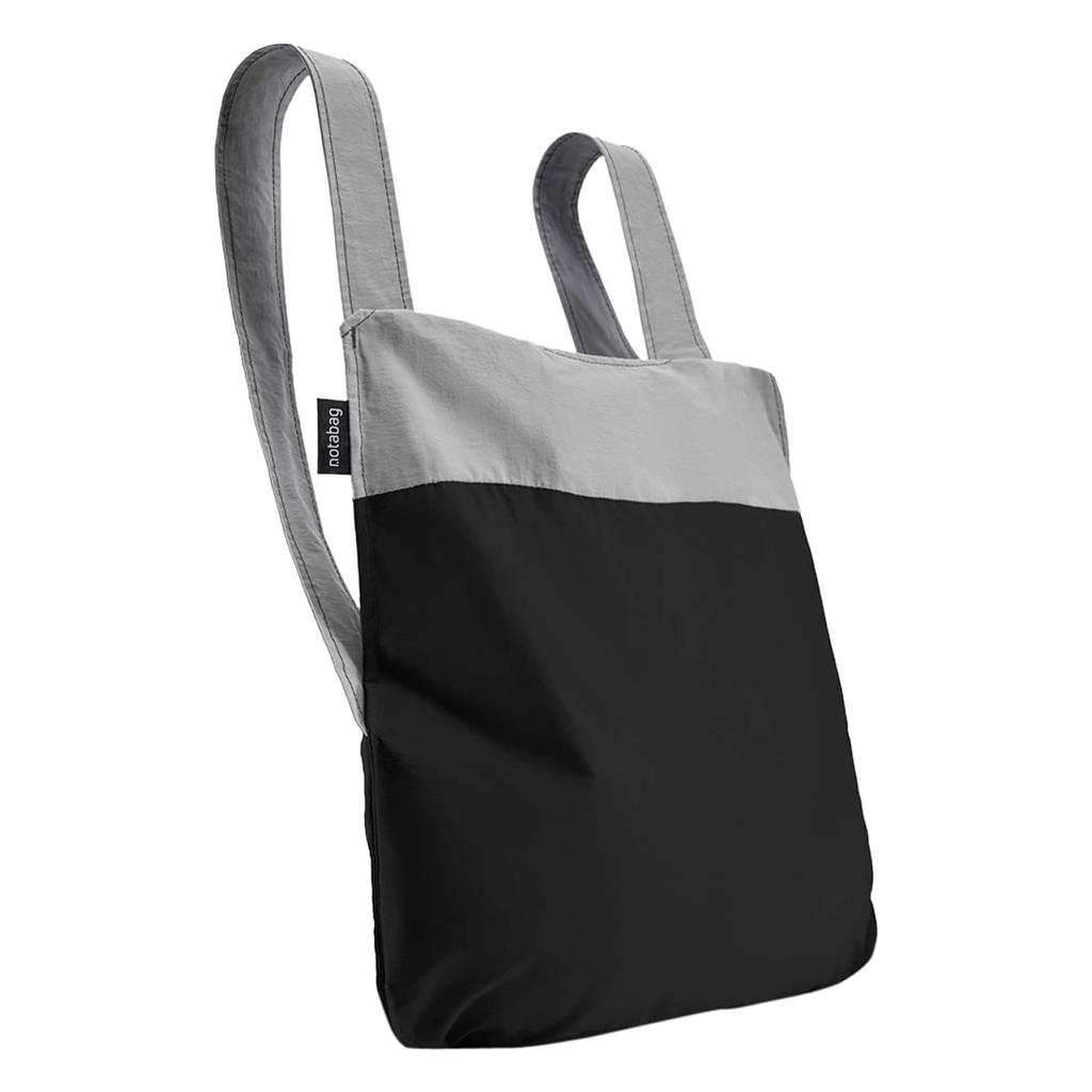 Eco Bag Backpack BAG BACKPACK NTB002 Notabag Foldable Compact Tote Bag [Notabag] & Black/Gray