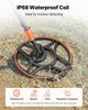 VEVOR Waterproof Metal Detector, 304.8 Mm, Professional High Accuracy Gold Detector for Adults, with Display, Wireless Headphones, 7 Modes