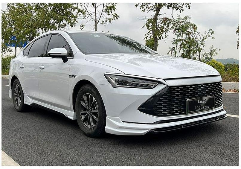 BYD Qin Plus Dmi/EV EFG Style Body Kit: Lower Front & Rear Lips, Side Skirts, Tail Wing with Lights