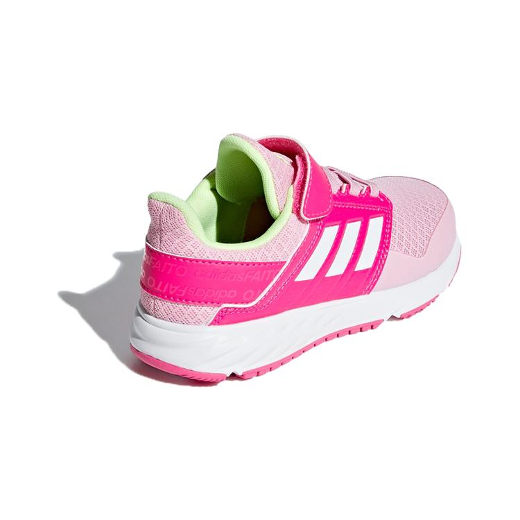 New Adidas Fortafaito El K Slip Resistant Low Top Kids' Running Shoes Pink White Kids' F36104