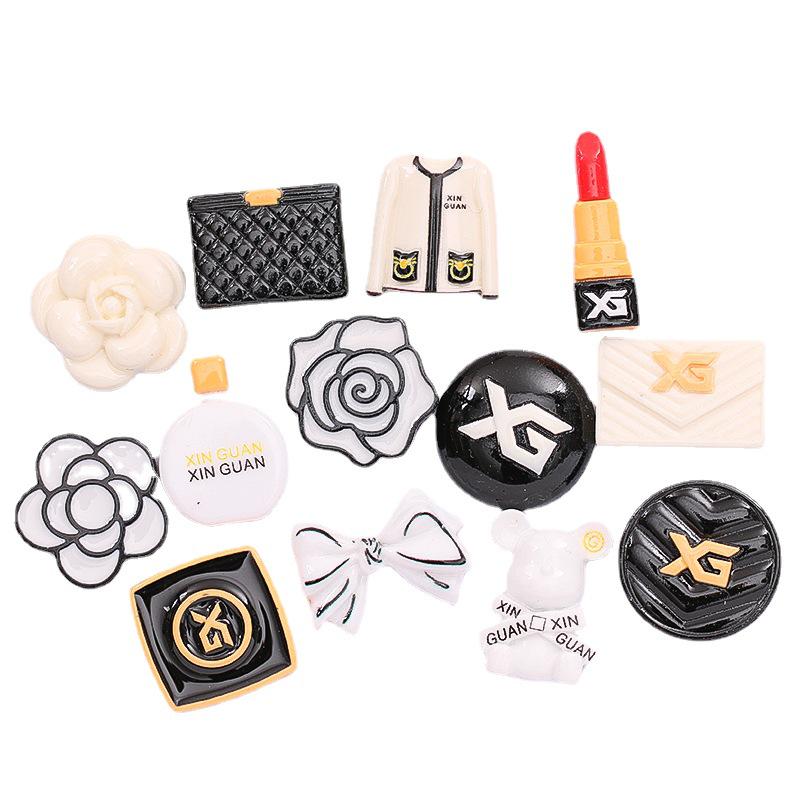 Premium Brand Accessories: Bags, Perfumes, Lipsticks, DIY Cream, Glue, Phone Cases, Shoe Buckles, Hair Clips, Resin Jewelry.