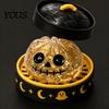 Soft Squishy Halloween Decorations Decompression Toy, with Glitter Dumpling Pumpkin/Eyeball/Ghost Shape, Toys Stress Relief Sensory Fidget for Holiday