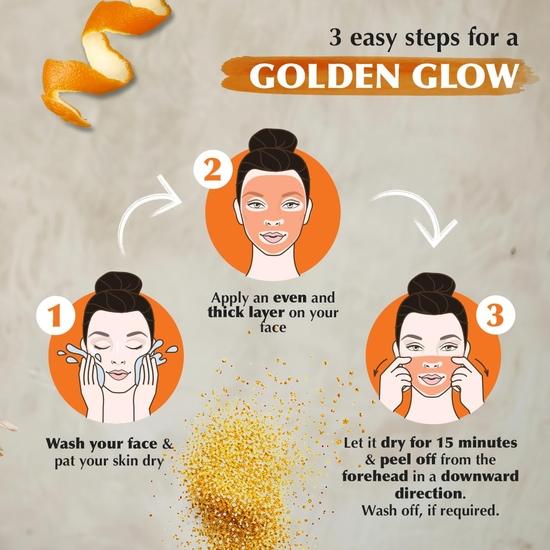 Everyuth Golden Glow Peel-off Mask 100 G (Pack of 2)