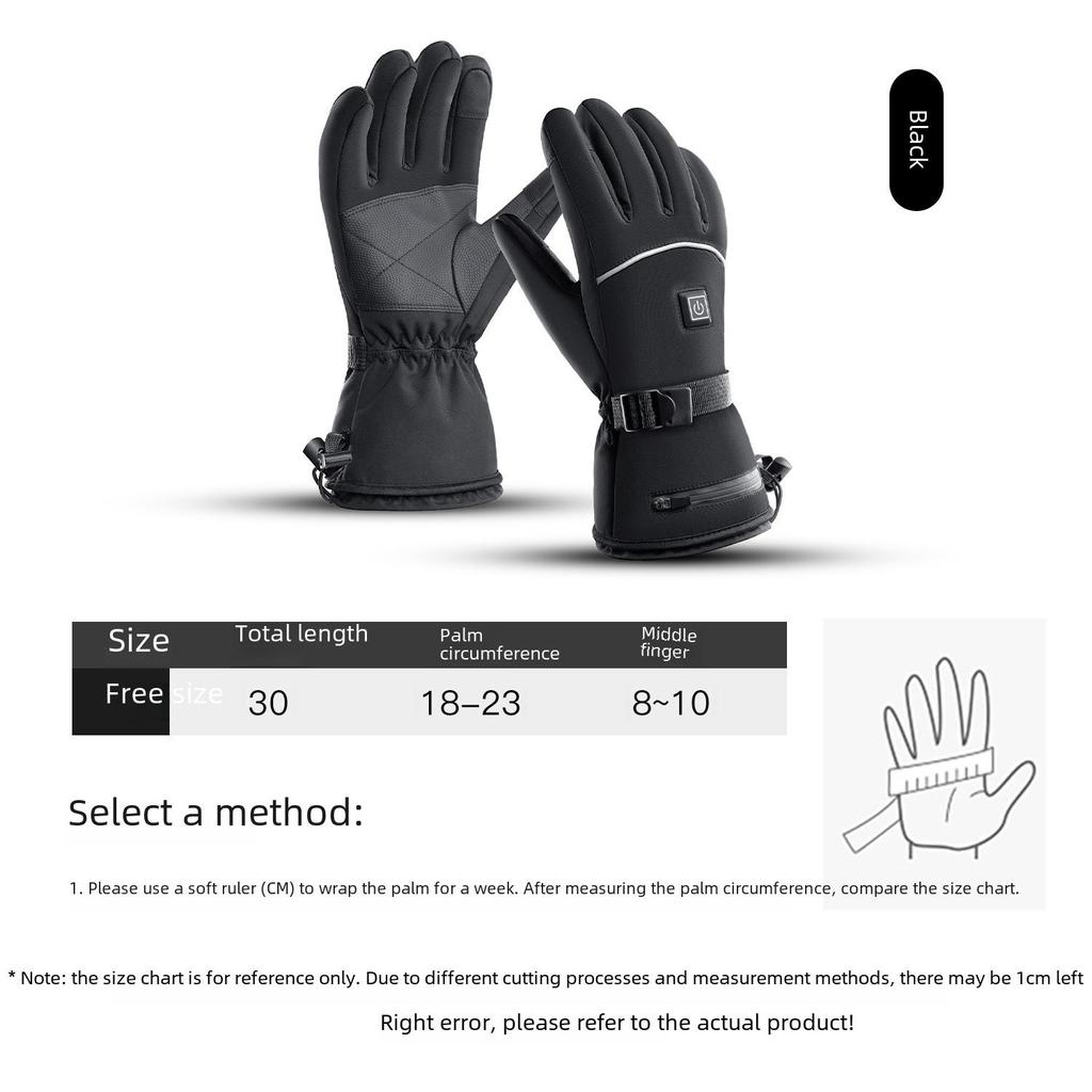 2024 Winter Outdoor Electric Heated Motorcycle & Skiing Gloves for Women