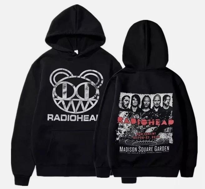 Radiohead Hip Hop Line Up New York Tour Rock Band Music Album Hoodie For Fans