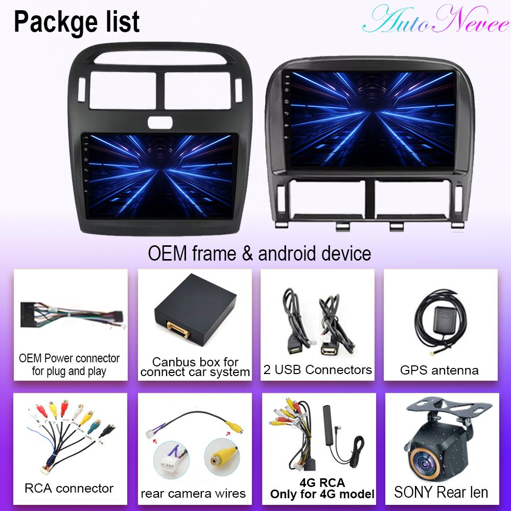 For Lexus LS430 XF30 LS 430 2000 - 2006 For Toyota Celsior XF30 Android 14 Multimedia GPS Player Navigation Car Radio No 2din BT