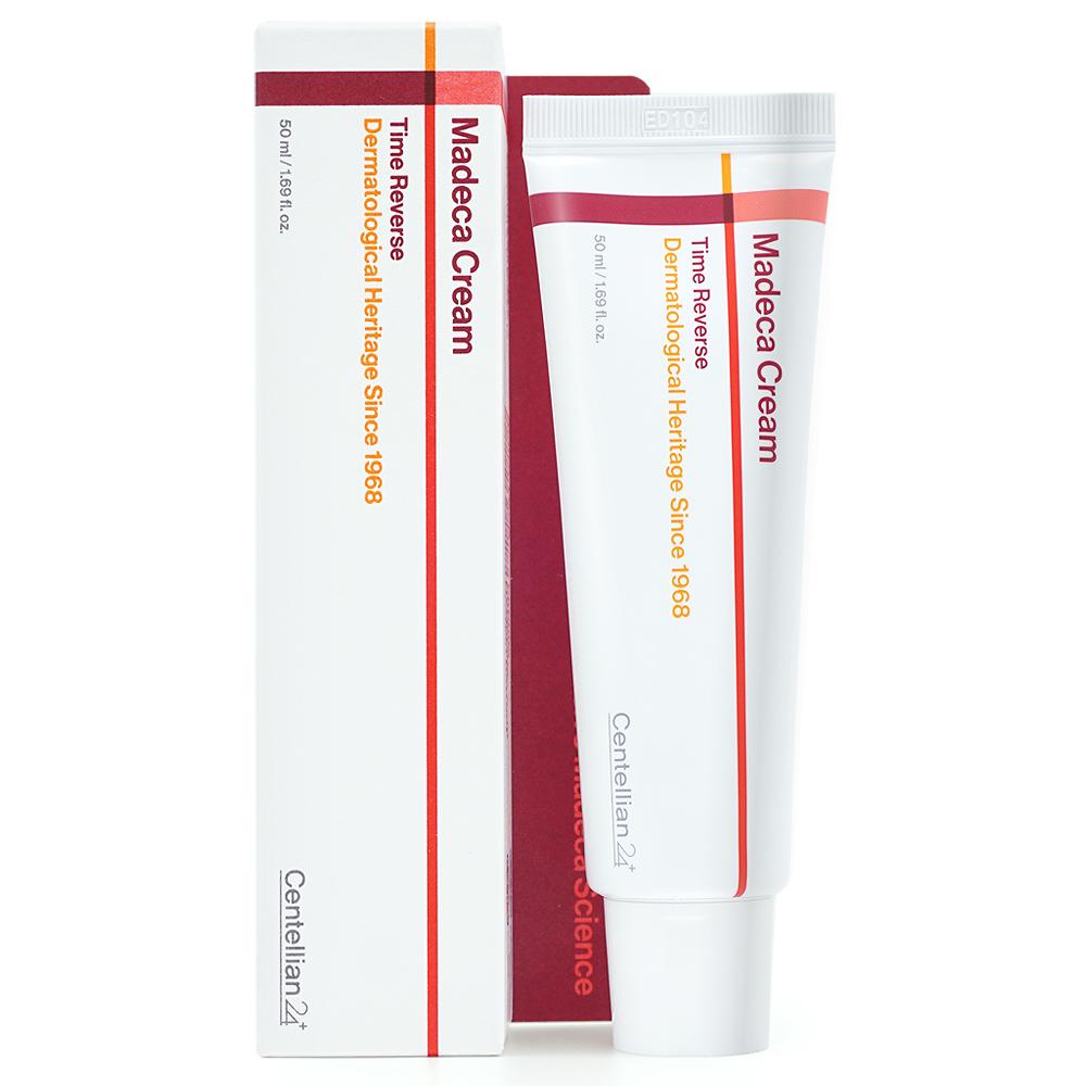 CENTELLIAN24 Krem Madeca Time Reverse (50 ml) – Rozjaśniający krem do twarzy Anti-Ageing z TECA i peptydami, koreański