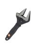 Dual Scale 6 Inch Adjustable Wrench with Extra Wide Jaw and Comfortable Non Slip Handle for Precise Fastening Work