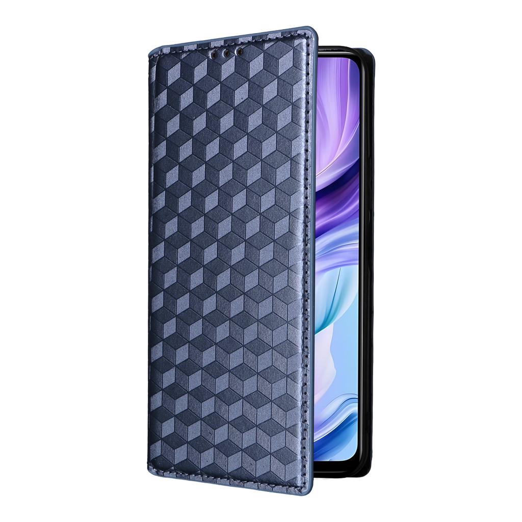 For ZTE Blade V70 Max/nubia V70 Max Case Wallet Rhombus Imprinted Leather Phone Cover