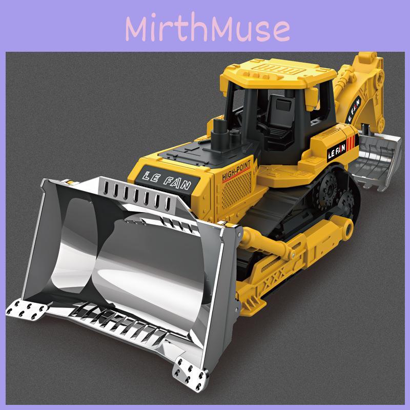 Bulldozer Vehicle Plastic Kid Toy With Inertia Propulsion And Multifunction