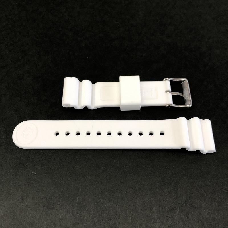 New SEIKO Watch Strap 22mm Silicone Rubber Strap R033013J9 Prospex Band White Brand
