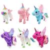 Unicorn Walking Plush Toy With Singing And Swinging Features For Kids Bedroom Decor