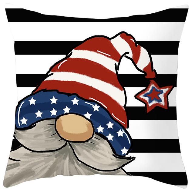 New Peach Leather Velvet Printed Pillowcase Car Sofa Festive Decoration Pillowcase