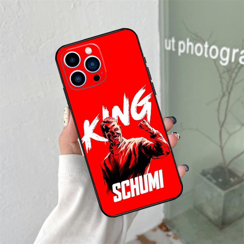 Schumacher Silicone Soft Case For iPhone 17 Air 11 14 15 16 Pro Max 12 13 Mini 16 Plus 16e Back Cover