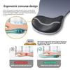 Gradient Simple Thickened Anti-Slip Ergonomic Computer Mouse Pad with Wrist Rest and Silicone Mouse Mat