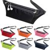 Portable Waterproof Running Belt Fanny Pack With Multiple Zipper Pockets For Safe Storage