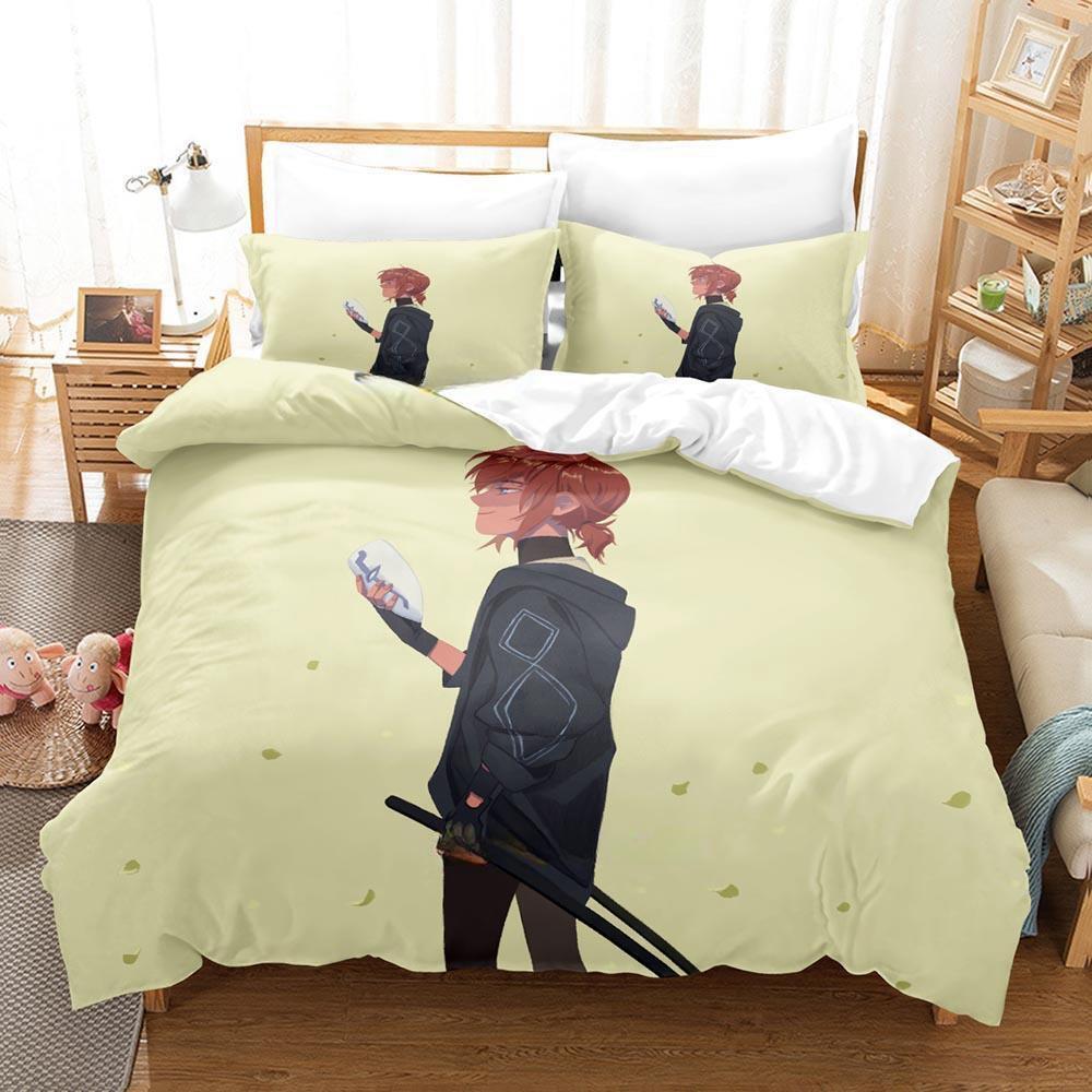 New The Beginning After The End Bedding Set Single Twin Full Queen King Size Bed Set Adult Kid Bedroom Duvetcover Sets Anime Bed